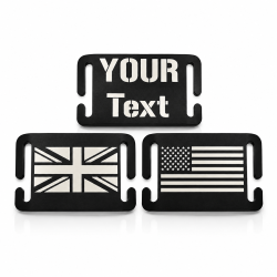 Personalised Aluminium MOLLE Name Tags