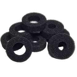 Airsoft silencer foam inserts